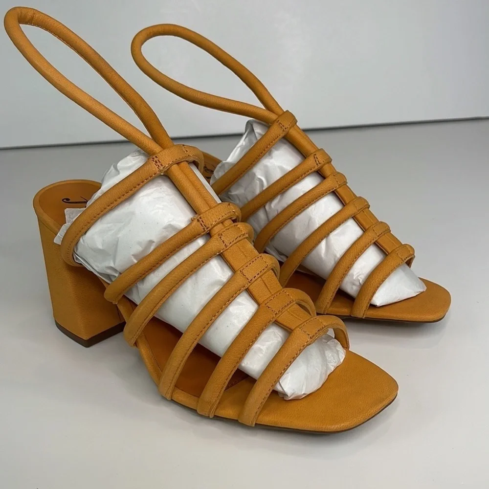 Free People Colette Sandal Hot Orange